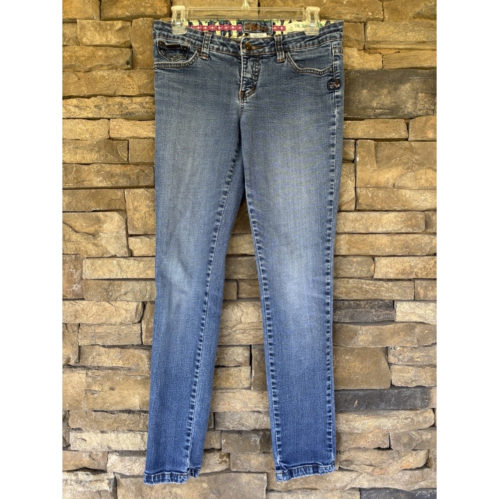 Billabong Jeans The Skinny Y2K Low rise Med Wash Five Pocket Size 5